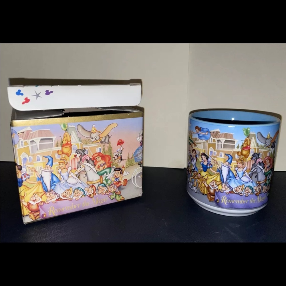 Walt Disney World 25th Anniversary Vintage Remember The Magic Coffee Mug 1996
